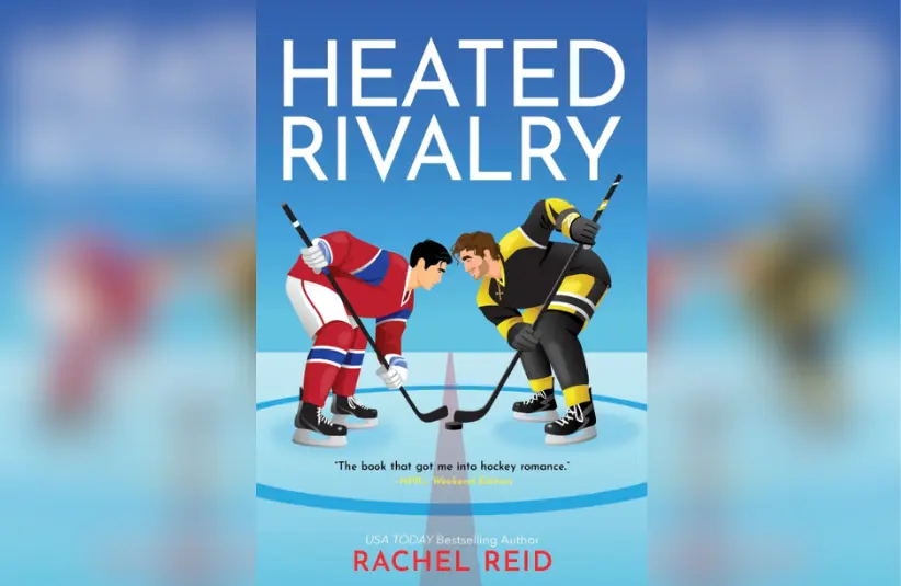 Cover for "Heated Rivalry" by Rachel Reid