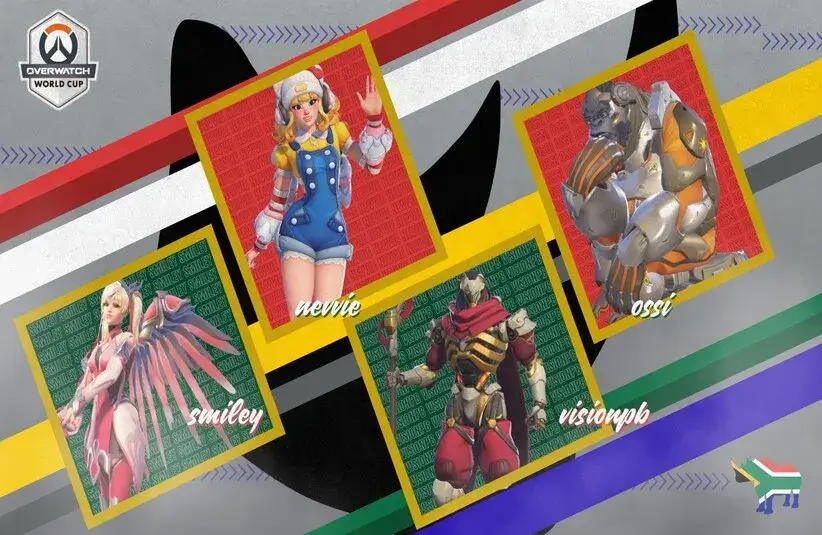 The four members of the South African Overwatch World Cup Commiteee