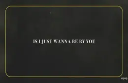 A still from the "Be By You" lyric video