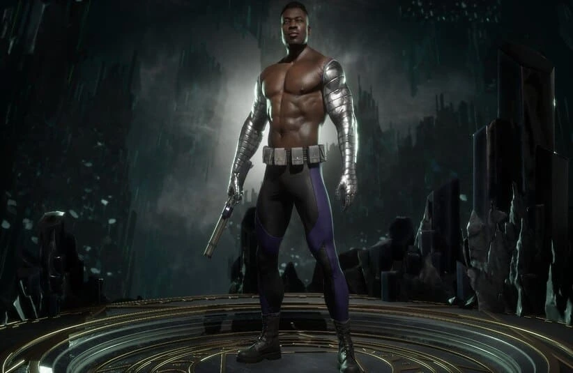 Jax, one of the most popular black characters in video games, with a gun in hand.