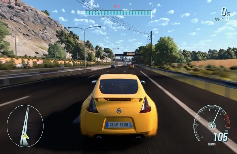 Highway mode in Gear.Club Unlimited 3