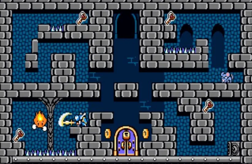 A platforming level in Lovish