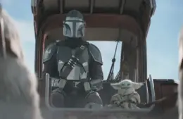 Din Djarin and Grogu in "The Mandalorian and Grogu"