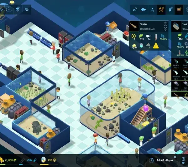 An aquarium in Megaquarium