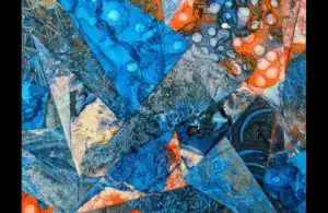 Black artists create abstract art.