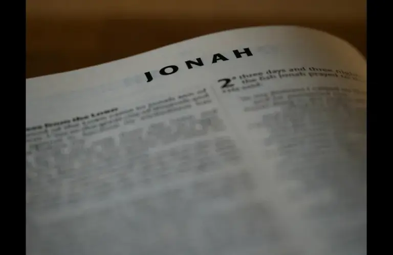 In Daily Devotion, Bible is open to Jonah.
