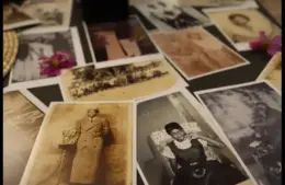 Photos in black history are displayed.