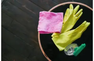 Home Cleaning Products lying on a surface