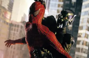 Spider-Man and the Green Goblin in Spider-Man