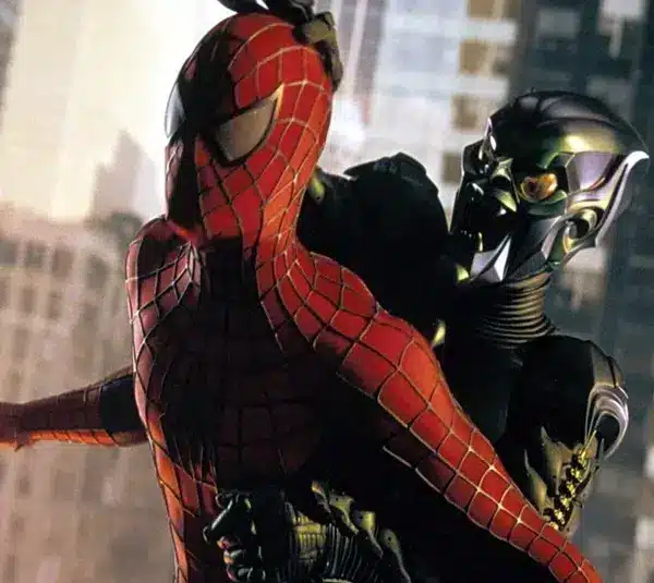 Spider-Man and the Green Goblin in Spider-Man