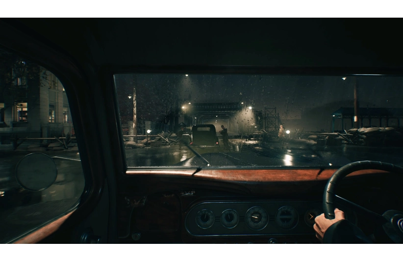 Driving view from The Defiant