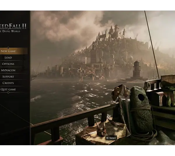 Greedfall 2: The Dying World Title screen
