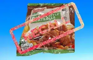 Image of Bremer Italian Style Meatballs with Recall stamped over the top