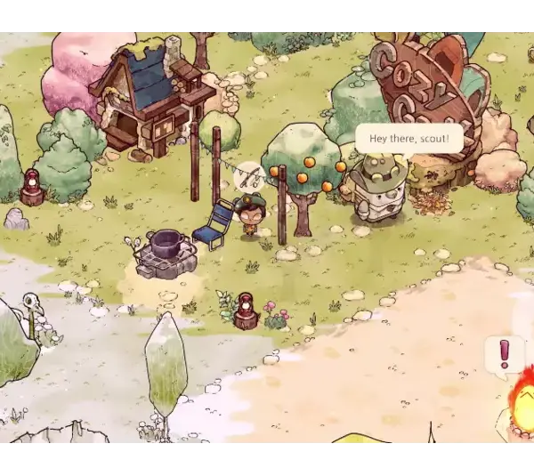 Screenshot from Cozy Grove on the Epic Games Store