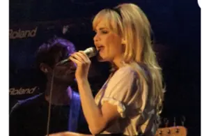 Welsh singer Duffy performing