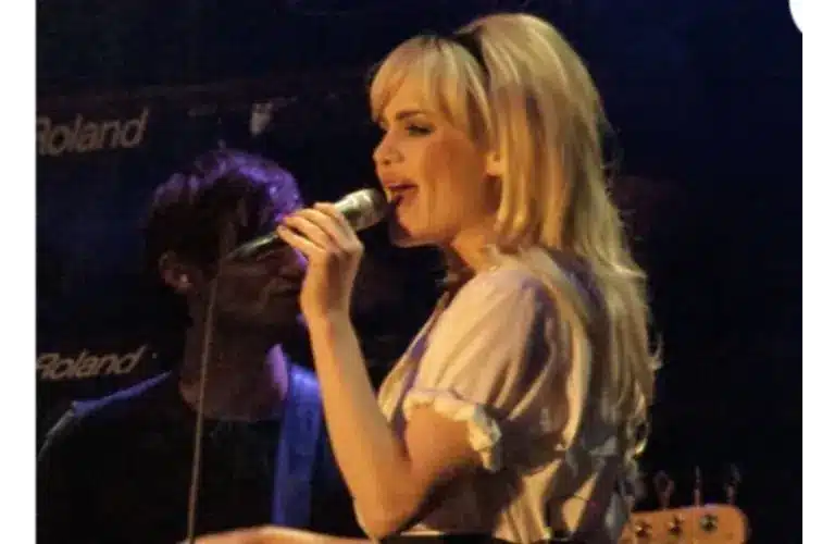 Welsh singer Duffy performing