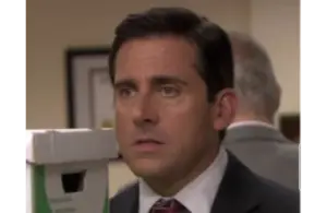 Steve Carell in “The Office” as Michael Scott
