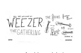 Weezer Tour - “Weezer: The Gathering”