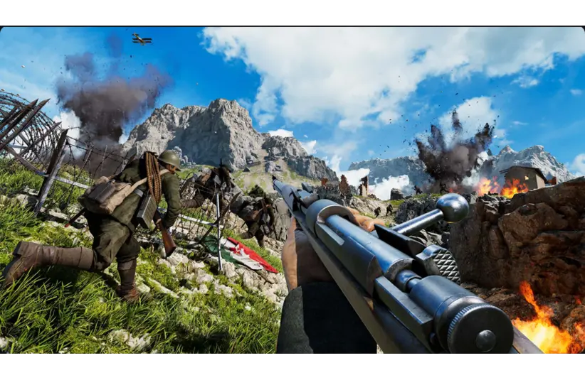 Screenshot from WWI Isonzo Italian Front