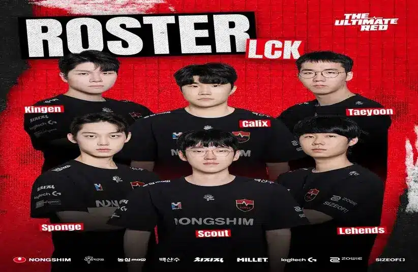 Nongshim Redforce's LCK Cup Roster