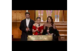Image of Maggie Kang, Chris Appelhans, and Michelle L.M. Wong for KPop Demon Hunters, Best Animated Film at Oscars 2026