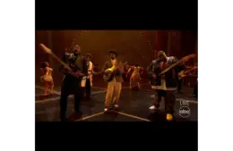 Image of performers in Sinners musical tribute at the Oscars