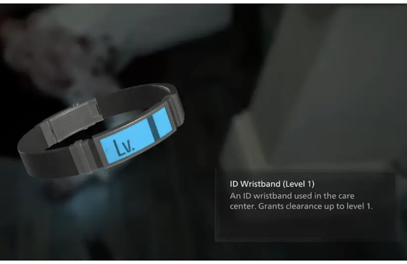 Resident Evil Requiem, Cold Storage Lv. 1 Wristband is need to open up restricted areas
