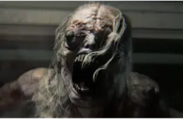 Resident Evil Requiem The Girl roaring at Grace/player will burning in the light