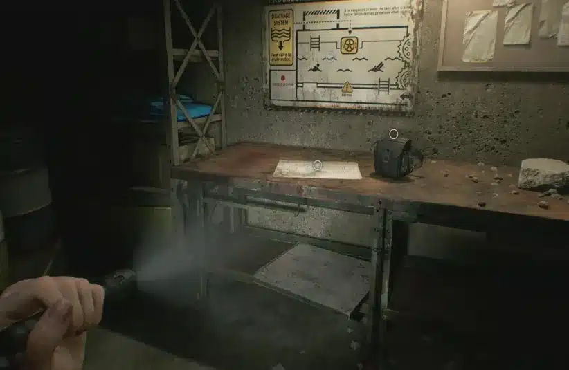 hip pouch found in Basement in Resdient Evil Requiem