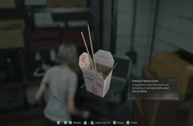 Stakeout Charm from Resident Evil Requiem