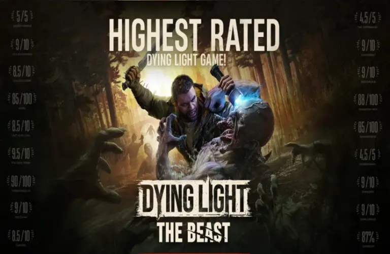 Dying Light: The Beast ket art as the highest rated Dying Light game to release