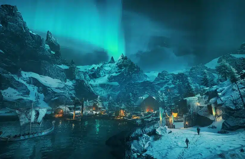 Assassin's Creed Valhalla landscape shot