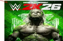 WWE 2K26 cover of Triple H.