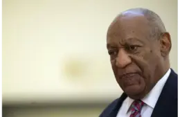 June 7, 2017; Norristown, PA, USA; Bill Cosby walks through the Montgomery County Courthouse on the third day of the Bill Cosby sexual assault trial. Mandatory Credit: Mark Makela/Getty Images-Pool Photo via USA TODAY NETWORK