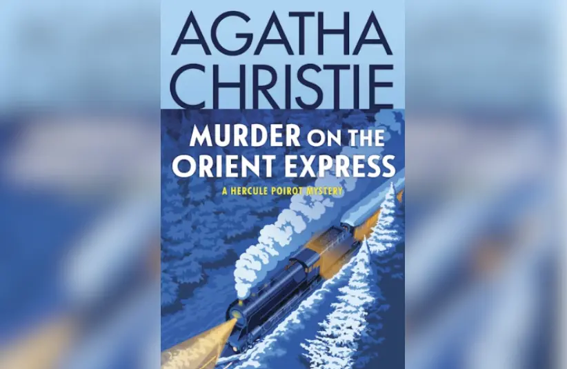 Cover for "Murder on the Orient Express" by Agatha Christie. Courtesy of Agatha Christie