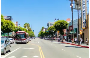 In today's daily Drop, we have a photo of a busy city street in Hollywood