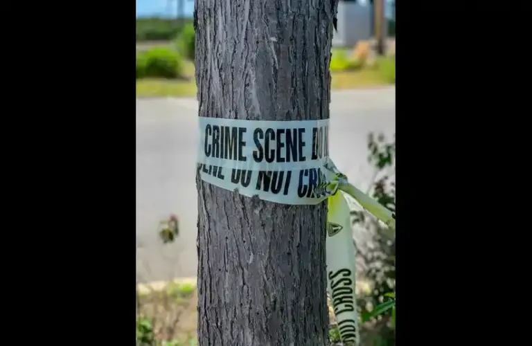 Crime Scene Yellow Tape -Shelia Eddy and Rachel Shoaf murdered Skylar Neese 14 years ago