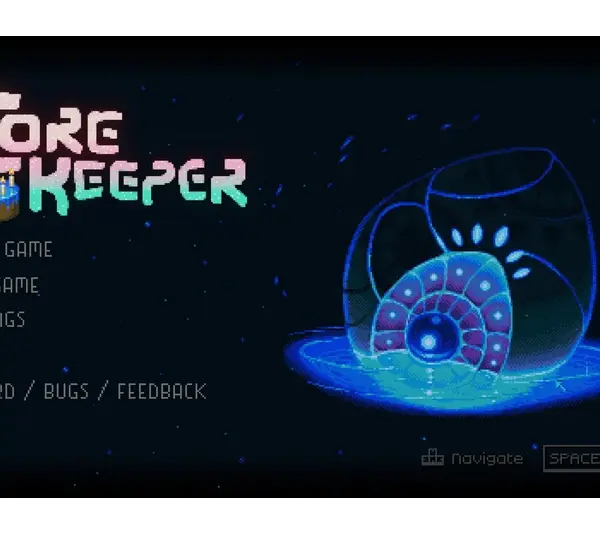 Core Keeper main title screen