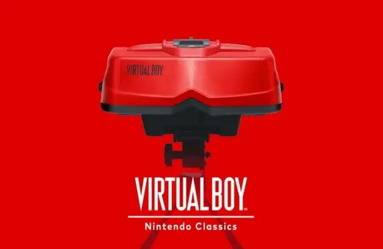 The Virtual Boy opening screen from Nintendo Switch Online