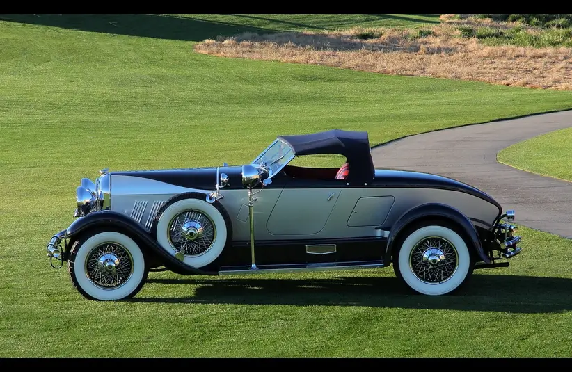 Image of silver 1929 Auburn 8-120 Boattail Speedster, Auburn 120 Speedster, American cars