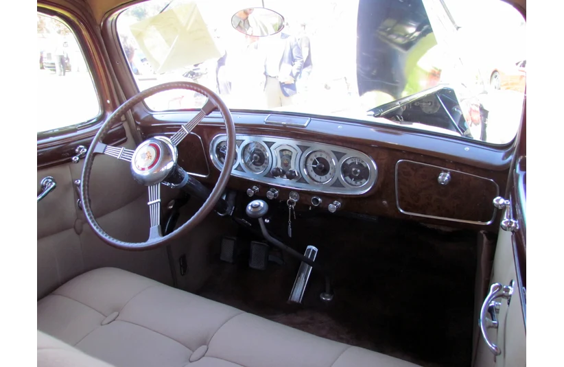 1937 Packard V12 Sedan dashboard