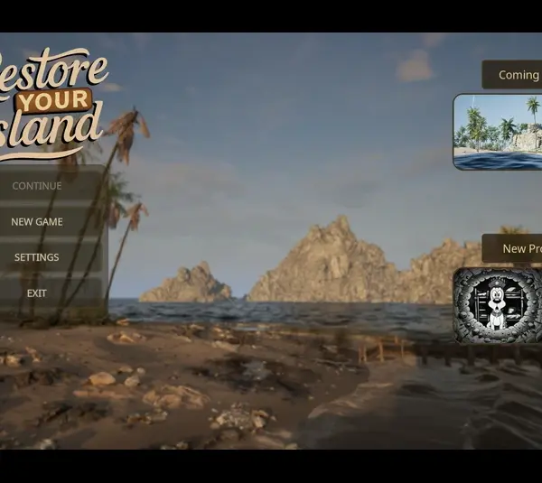 Title screen from Restore Your Island