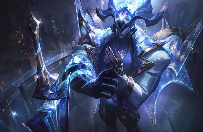 Prestige DRX Aatrox used for his N.O.V.A. version in Teamfight Tactics Set 17