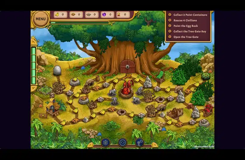 Screenshot from Chimp Quest: Spirit Isle, Amazon Prime Gaming, Luna, Puzzle, Point-and-click, Adventure