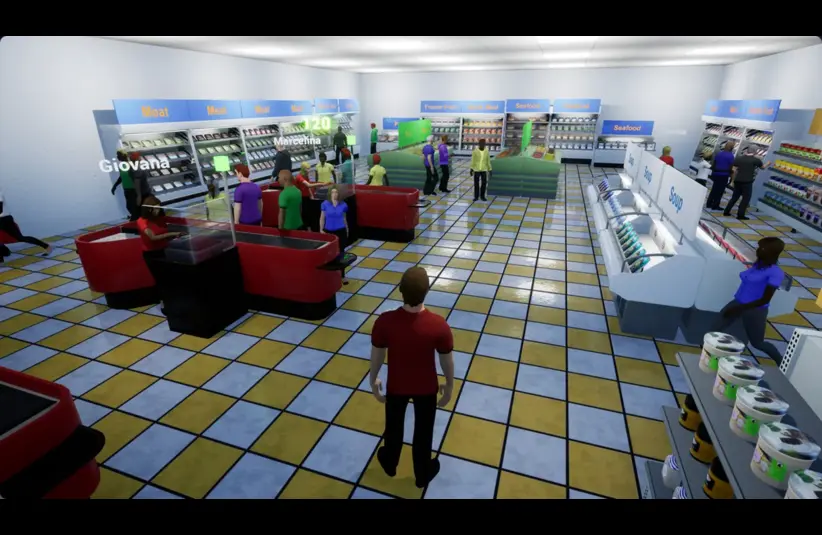 Screenshot from King of Retail, Amazon Prime Gaming, Luna, Simulator, Indie
