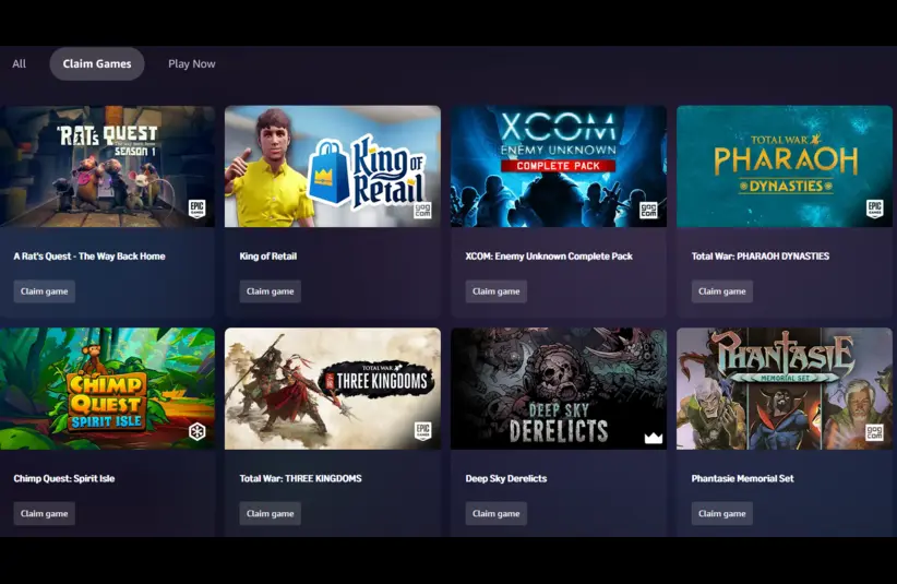 Screenshot from Amazon Prime Gaming, Amazon Luna, April 13, 2026