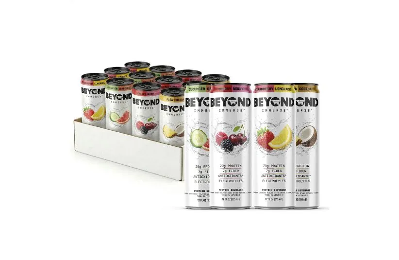 Image of Beyond Immerse drinks, Berry & Tropical Variety Pack - 20g Protein