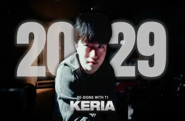 Keria Re-signs for T1 until 2029 in the LCK