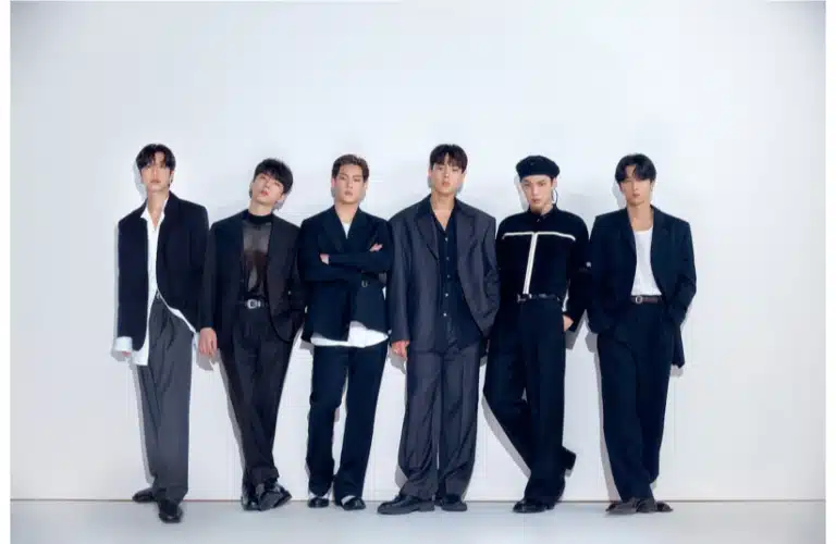 Group photo of K-pop group MONSTA X.