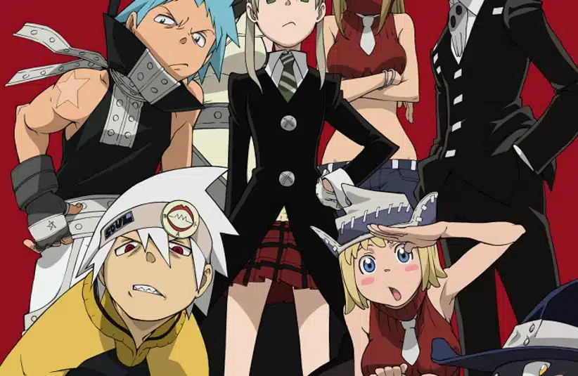 Cast of shonen anime, Soul Eater gathered together.